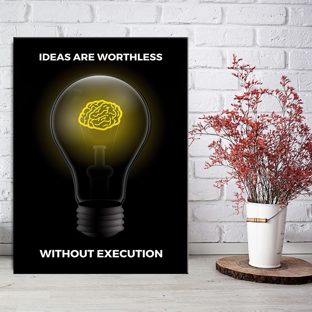 Modern Light Bulb Graffiti Wall Art Canvas Painting Poster Living Room Dining Room Home Painting Wall Decoration Mural Cuadros