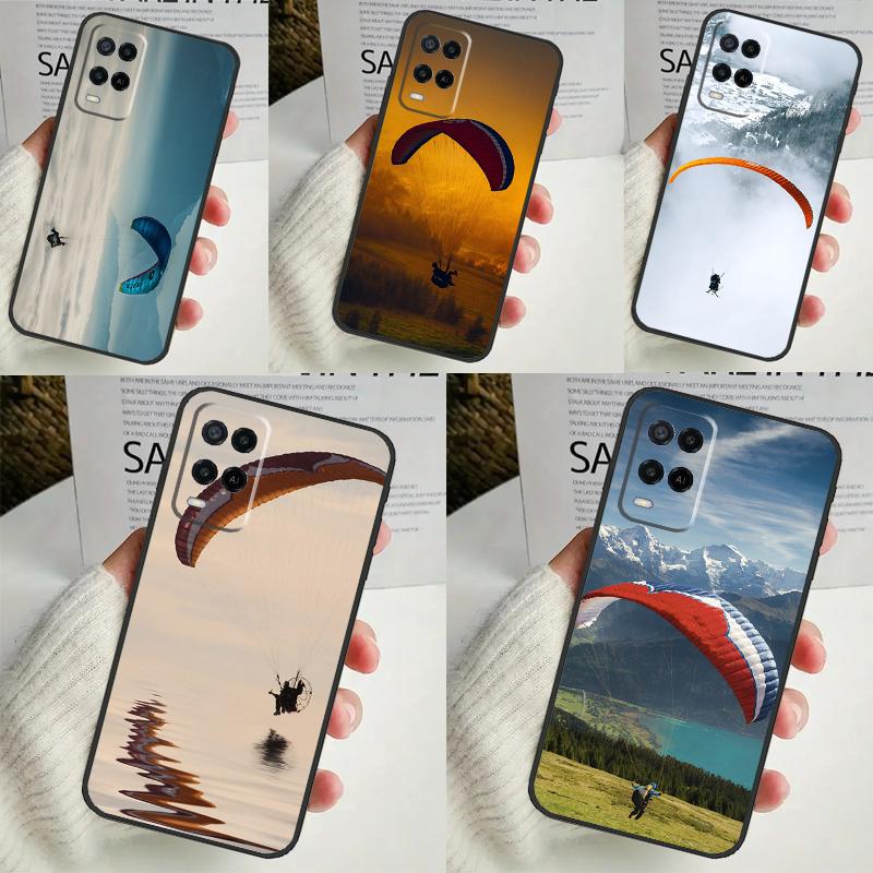 Спортивный параплан для OPPO A96 A76 A16 A54 A74 A94 A58 A78 A98 A5 A9 A53 A52 A72 A91 A15 A17 A57 A77 A79, чехол