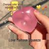 Maltose Heart Stress Ball: Light-Sensitive, Color-Changing, Slow Rebound Squeeze Toy for Stress Relief