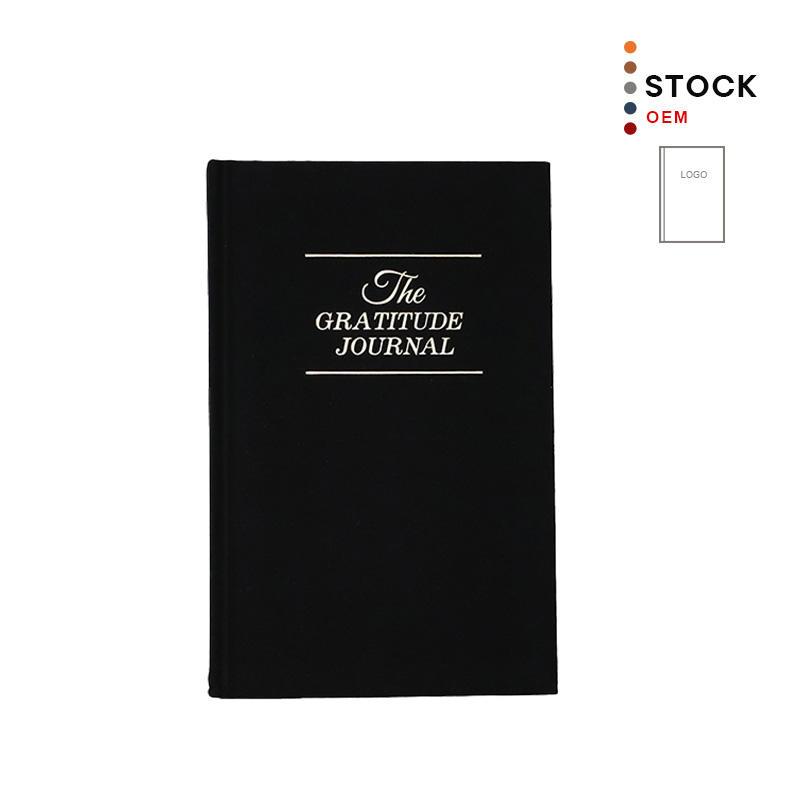 Change Original Daily Gratitude Journal Spiral Binding Fabric Cover 100 Sheets SYC for Happiness Mindfulness Reflection