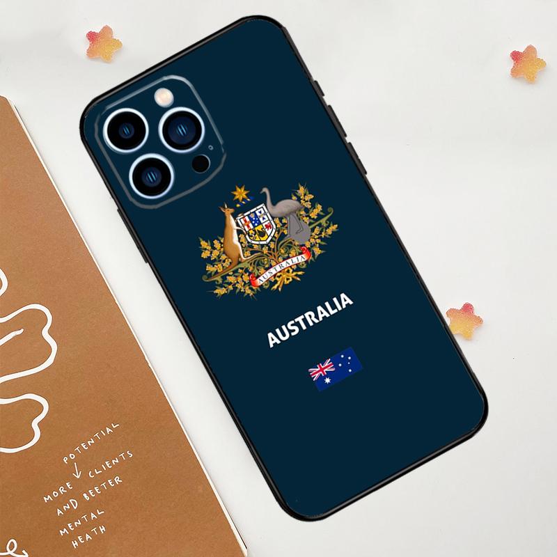 Чехол с флагом Австралии для iPhone 15 16 14 13 12 11 Pro Max Plus X XR XS 12 13 Mini Чехол Аксессуары