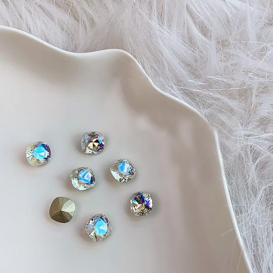 20Pcs Shaped Rhinestone Exquisite DIY Lightweight Moonlight Pointed Bottom Nail Rhinestone