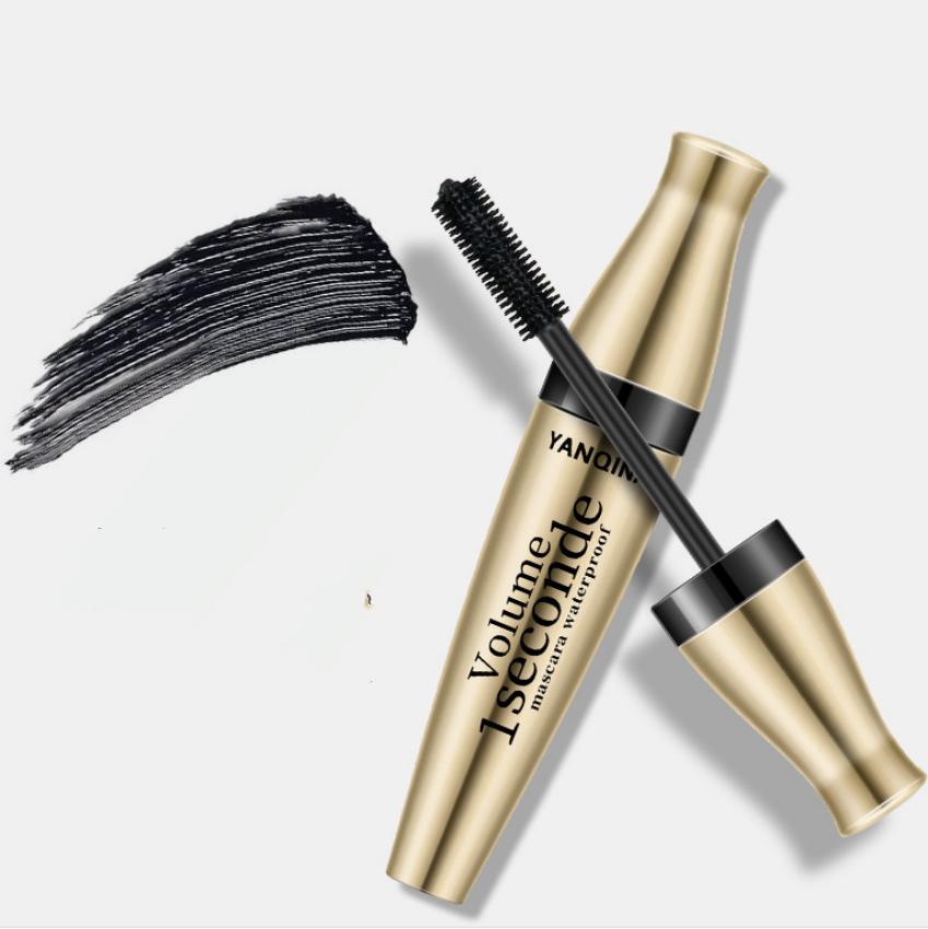 Черная тушь для макияжа 3D Водостойкая тушь для ресниц Liquid Fiber Черная щеточка для завивки ресниц Стойкий макияж глаз Удлиняющая тушь для ресниц