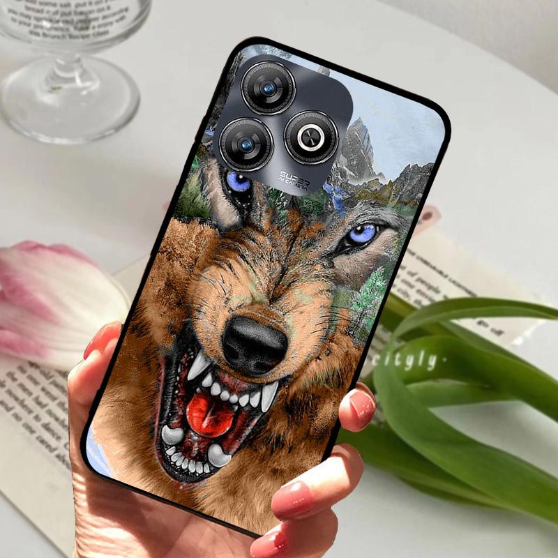 Для ZTE Blade V60 Smart 4G Чехол Крутой Волк Лев Роскошный Силиконовый Мягкий ТПУ Чехол для Телефона Для ZTE Blade A75 4G V60Smart Fundas Shell