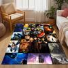 Dragons And Heroes Adventure Themed Anti-Slip Rugs - Polyester Home Decor, Suitable for Bedrooms, Living Rooms, Doorways, Studios, and Decorations
