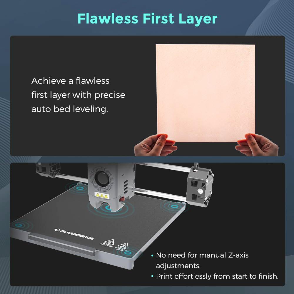 3D-принтер Flashforge Adventurer 5M Pro, автоматическое выравнивание, максимальная скорость печати 600 мм/с, мониторинг камеры, 220x220x220 мм