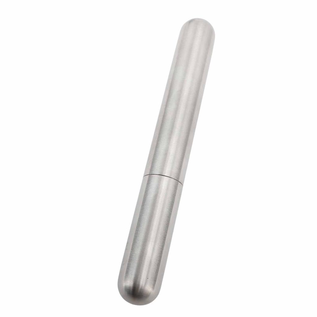 Travel Cigar Case Tube Stainless Steel Exquisite Moisture Retention Metal Cigar Case Tube for Men Women