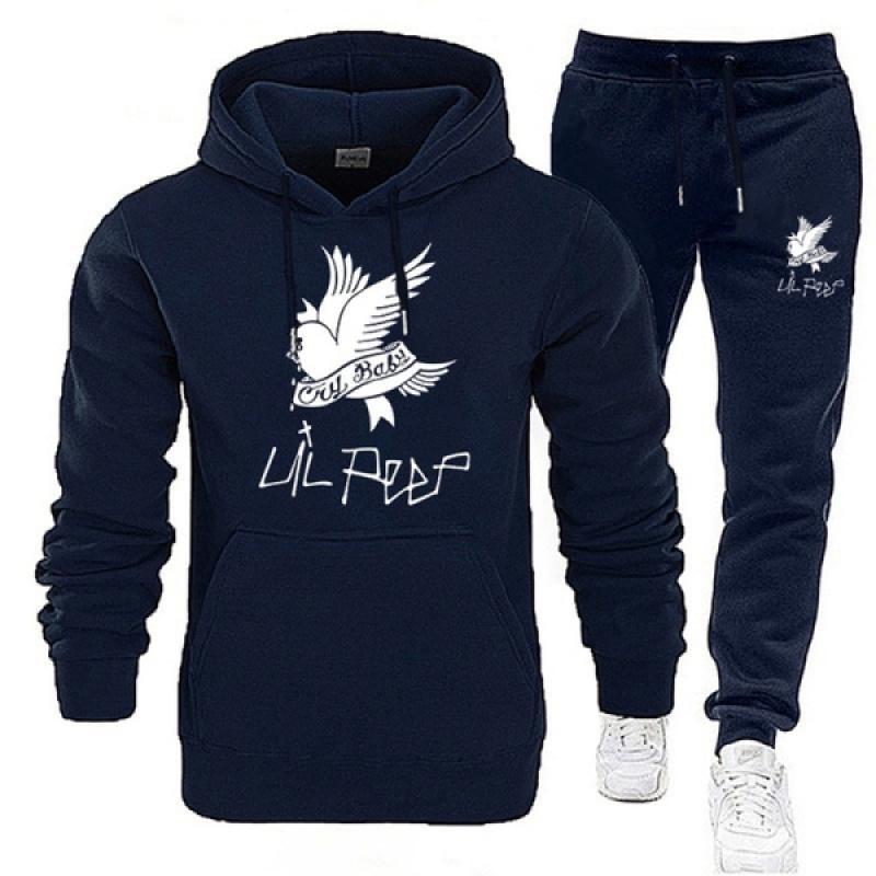 Модные L-Lil Peep RIP Lil Peep LOVE мужские и женские толстовки с капюшоном, брюки, костюм, повседневные пуловеры, рубашки, комплекты толстовок