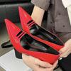 Fashion 2025 New Designer Hollow Out Women Pump Street Style Pointed Toe Party Prom Thin High Heels Sandals Spring Mule Shoes for Women