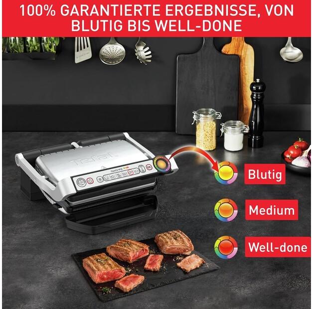 Contact Grill Tefal GC714D OptiGrill+ Snacking & Baking