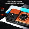 KEYSION Магнитный чехол для телефона для HONOR X8d Защита камеры со сдвижной крышкой Вертикальная подставка Кольцо 360° Ударопрочная задняя крышка для Honor X8d