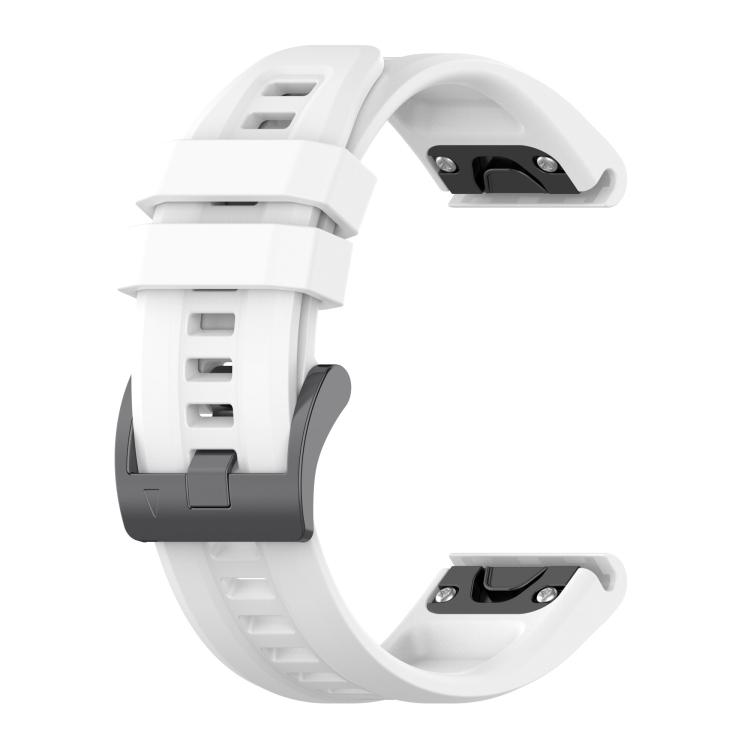 Силиконовый спортивный ремешок для часов Garmin Fenix 7X 26 мм, однотонный