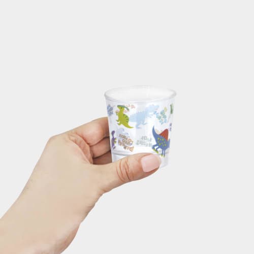 Skater Antibacterial Gargle Cup with Stand Dinosaur Picture Book Cup UGC1AG-A