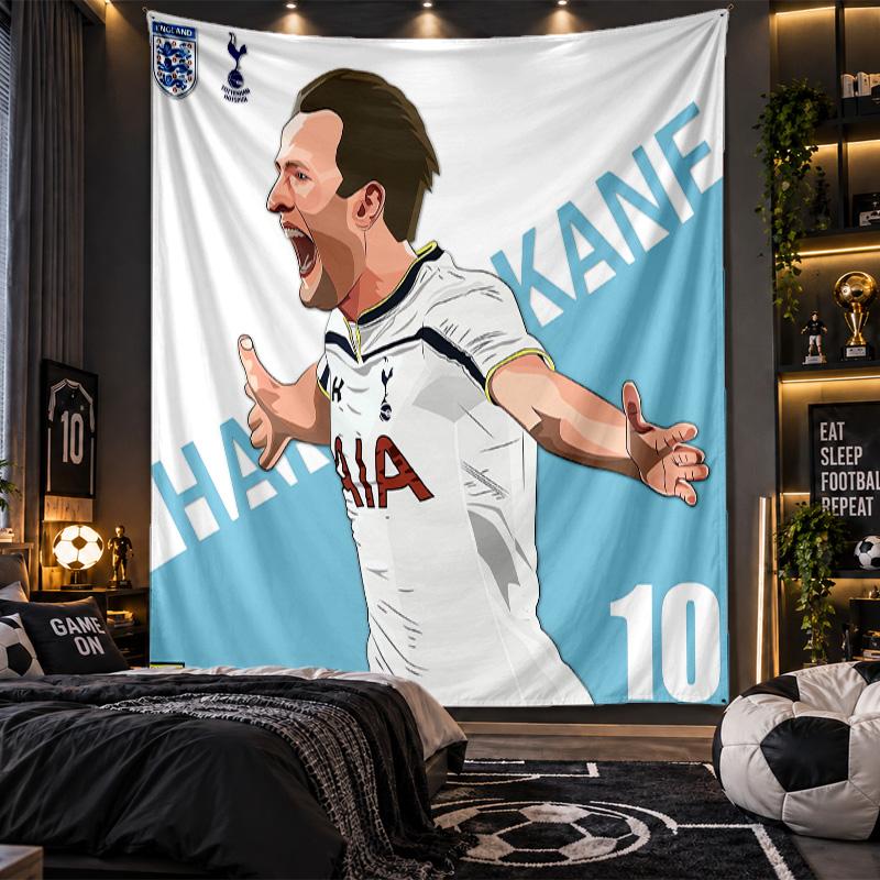 Wall Hanging Tapestry Harry Kane Print Cloth for Living Room Bedroom Home Decor