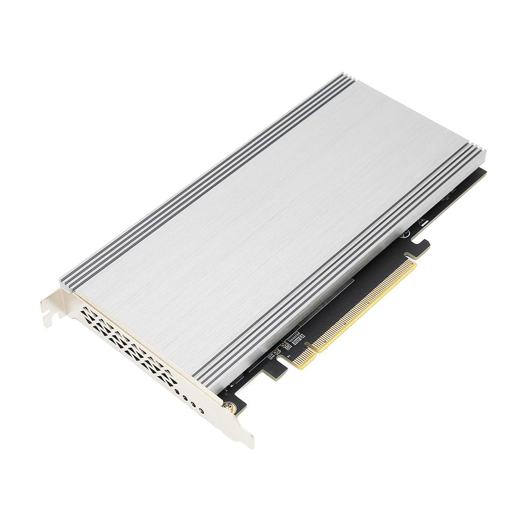 PCIE3.0 GEN4 To M2 NVME Expansion Card 4x M2 Slots 128GBS PCI E3.0 X16 SSD Adapter Card for