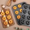 Carbon Steel Mini Fluted Tube Cake Pan Non-stick Bread Baking Pan Pumpkin Cake Baking Mold  Muffin