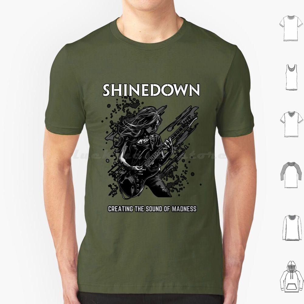 Creating The Sounds Of Madness T Shirt Cotton Men Women DIY Print Shine Down Rockband Rockmusic Fan Band