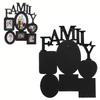 Family Classic Wall Photo Frame Set Modular Design Real-Wood Picture Display for Home Decoration