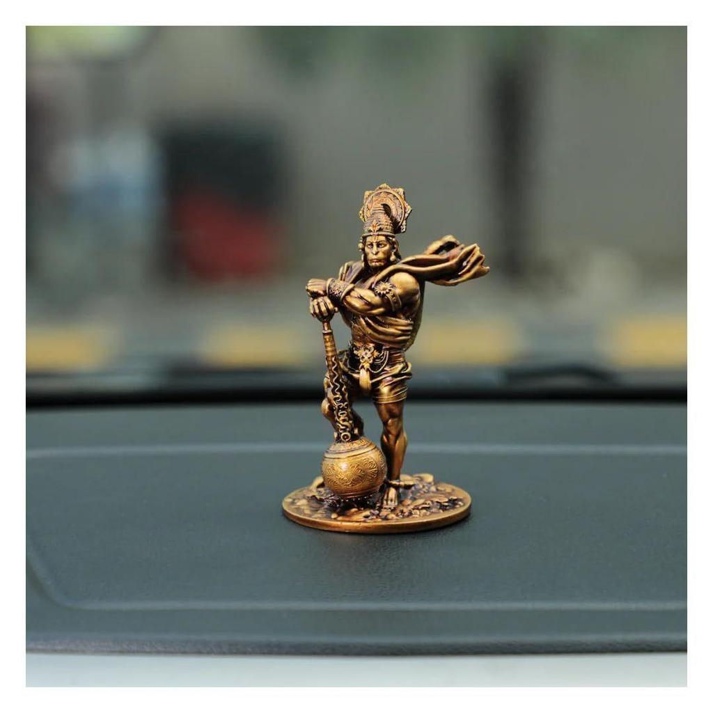 Hanuman Ji Murti Panchmukhi Hanuman Pavan Putra Bajrangbali Murti Bahubali Hanuman Idol for Car Dashboard