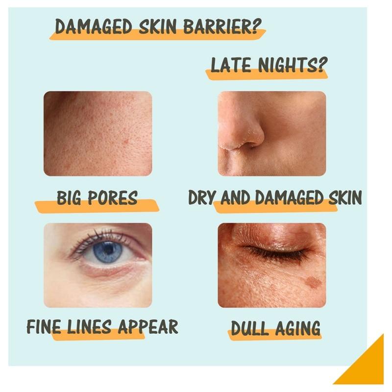 Сыворотка с витамином С, комбинация ретинола, осветляет морщины, против преждевременного старения, укрепляющая, увлажняющая сыворотка для кожи лица