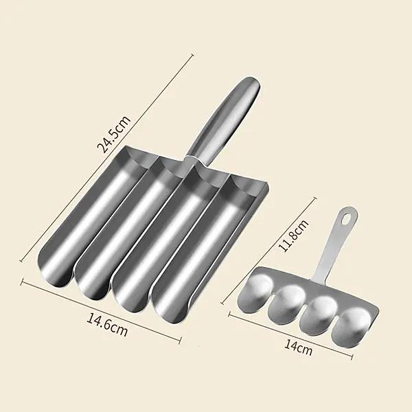 Stainless Steel Meatball Scoop Maker Mold for Fish Beef Easy-Release Non-Stick Rice Ball Dumplings Maker DIY Kitchen Tools
