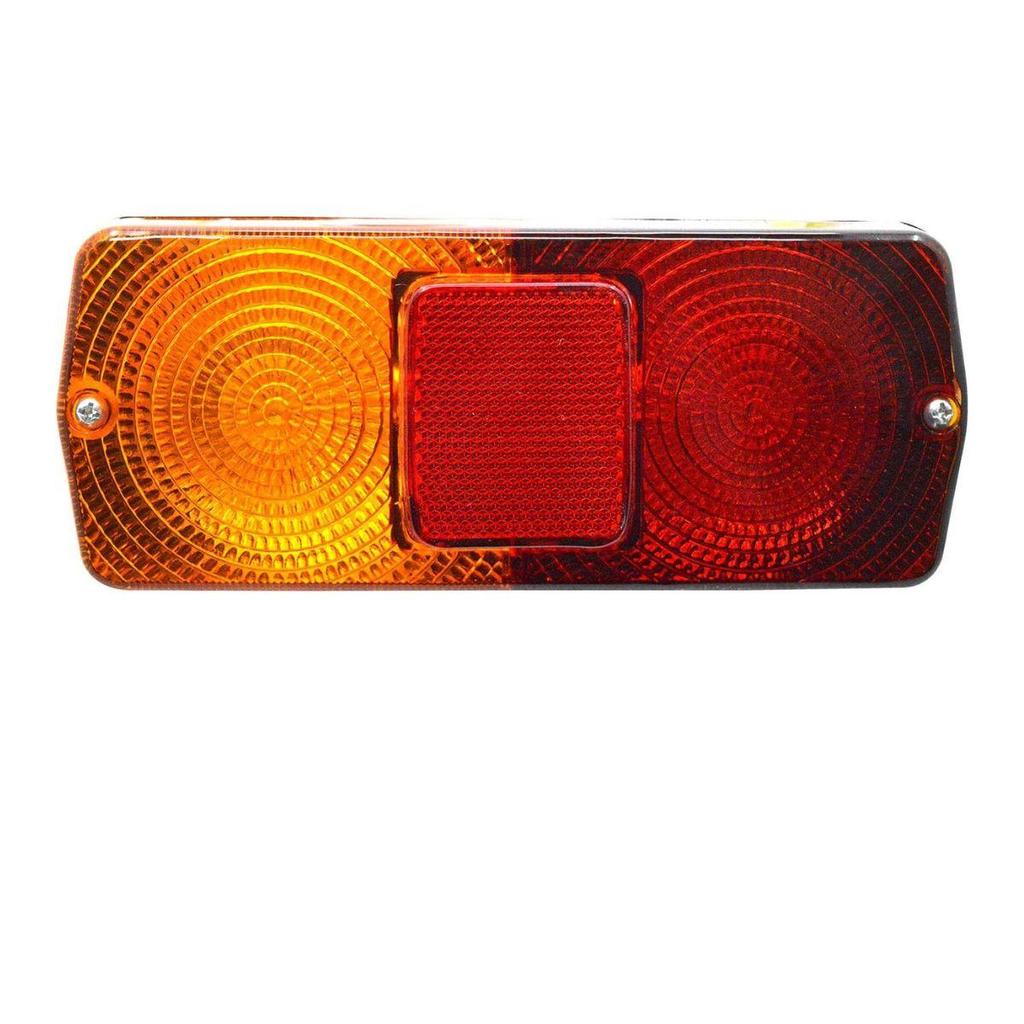Rear Tail Light Lamp Assembly with 12V Bulbs Replacement for Massey Ferguson 230 240 250 265 275 290 Case IH / David Brown Tractors