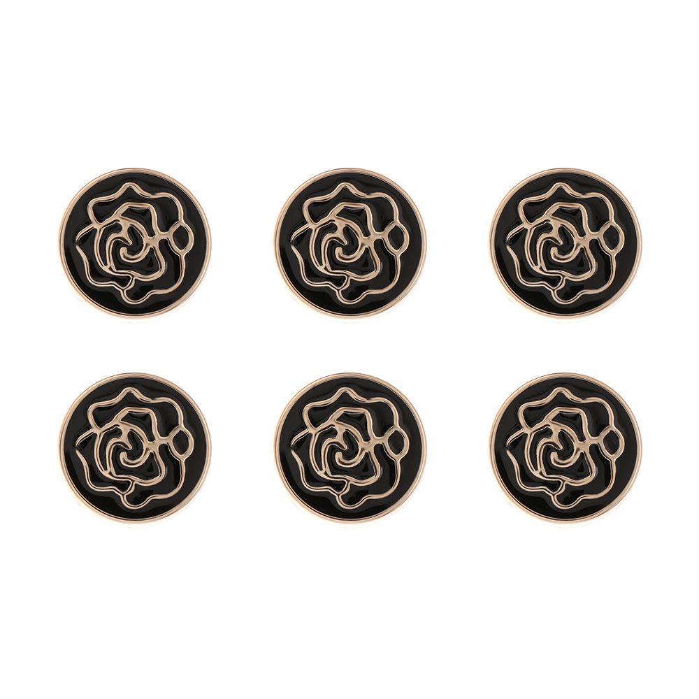 6PCS Fashion DIY Anti-exhaust Coat Button Seamless buttons Detachable Adjustable