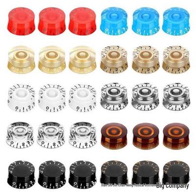 ЭП!Набор ручек для электрогитары LP: Колпачки для ручек громкости и тона с дизайном прямого корпуса для потенциометров LP