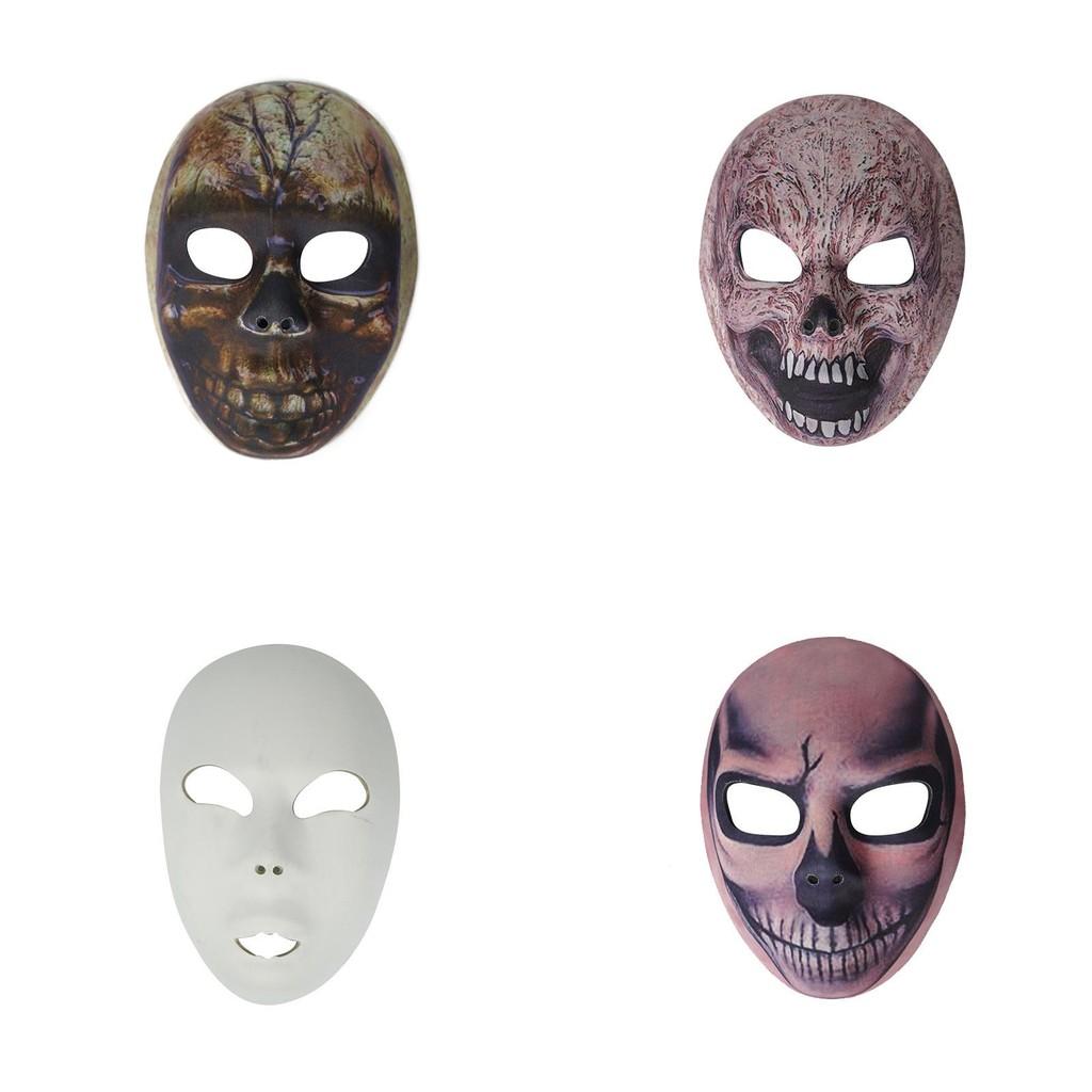 Halloween Costume Mask Material With Spooky Skull Designs For Costume Events And Stage Shows