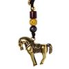2026 Year Of Chinese Zodiac Horse Lucky Pendant Keychain Copper Feng Shui Wealth Key Ring Women Men Bag Charm Jewelry Gift