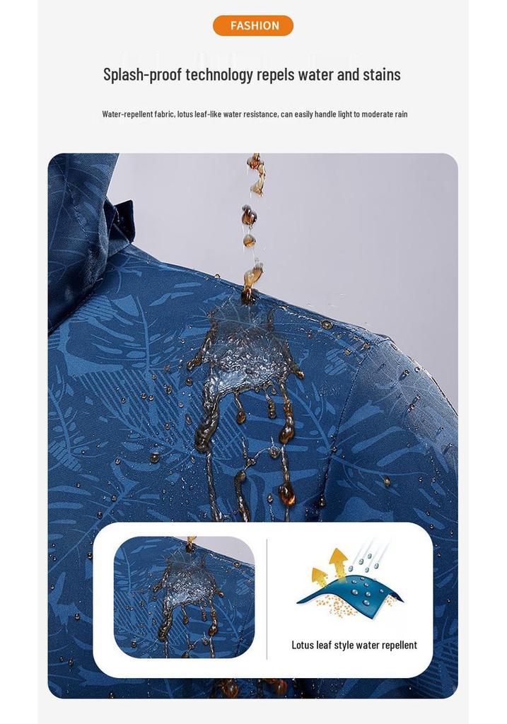 Men's Camouflage Windbreaker Jacket: Waterproof, Breathable, Quick-Drying, Trendy Outerwear for Spring & Autumn 2024.