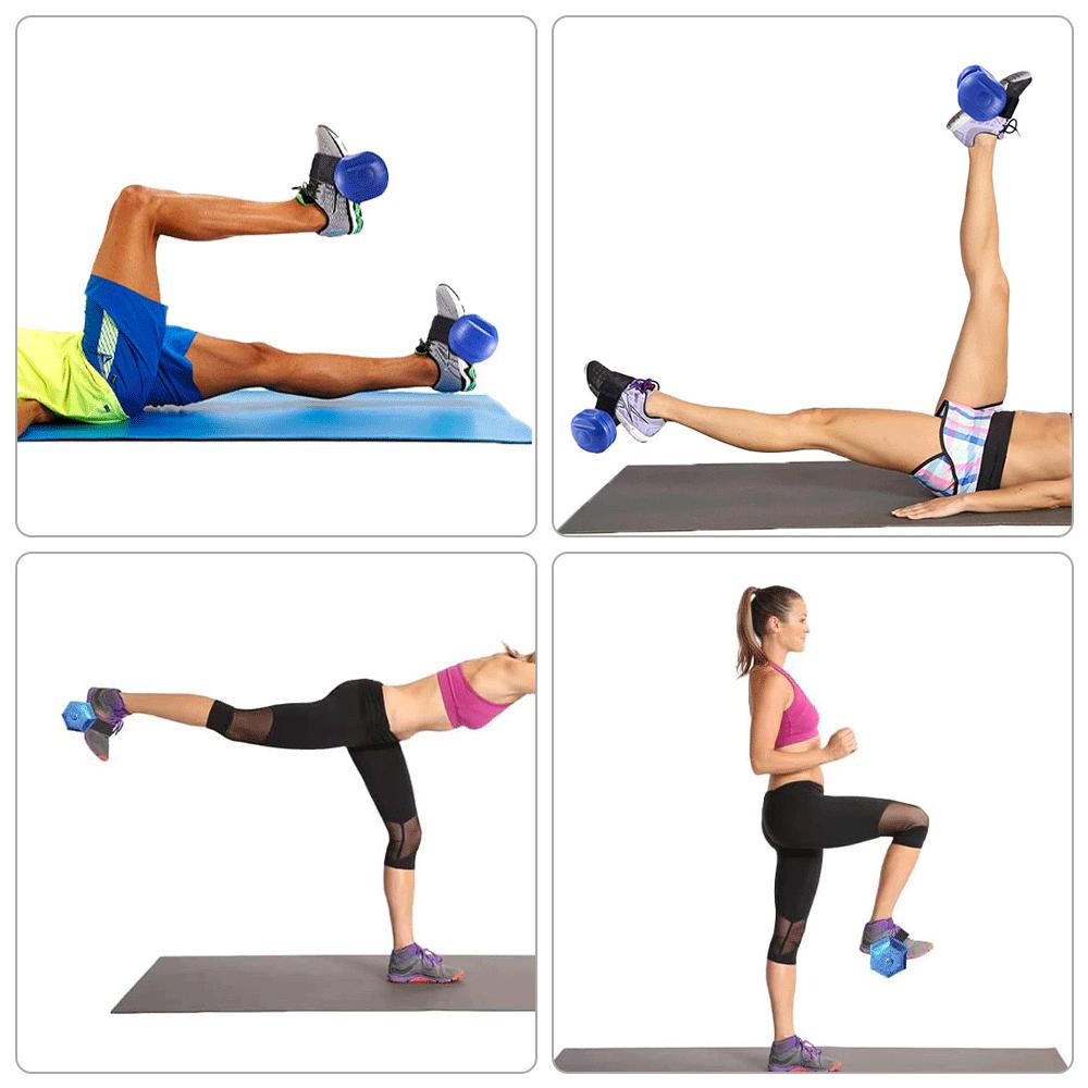 1 пара регулируемых ремешков для ног с гантелями, тренировочный ремень для большеберцовой мышцы, для поднятия тяжестей ног