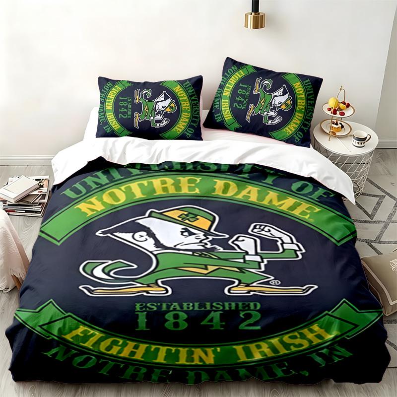 Fighting Irish 3pc set Perfect for bedroom use Comfortable bedding set includes a duvet cover and two pillowcases Ideal birthday or Christmas gift
