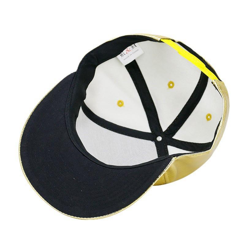 Unisex PU Leather Snake Print Flat Brim Baseball Cap Hip Hop B-Boy Street Dance Hat Adjustable Fit