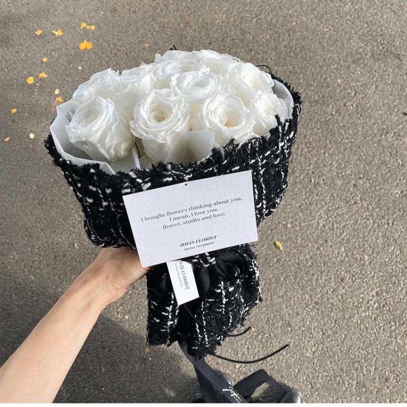 1,5 м*0,5 м Цветочная упаковочная бумага Ткань Флористический букет Упаковочный материал Свадебный цветок Подарочный Ремесло Декоративная бумага Цветочный магазин