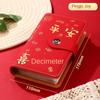 Funny 50Sheets Cash Deposit Book PU Large Capacity Money Saving Challeng Reusable Save Money Paper Money Deposit Bag New Year
