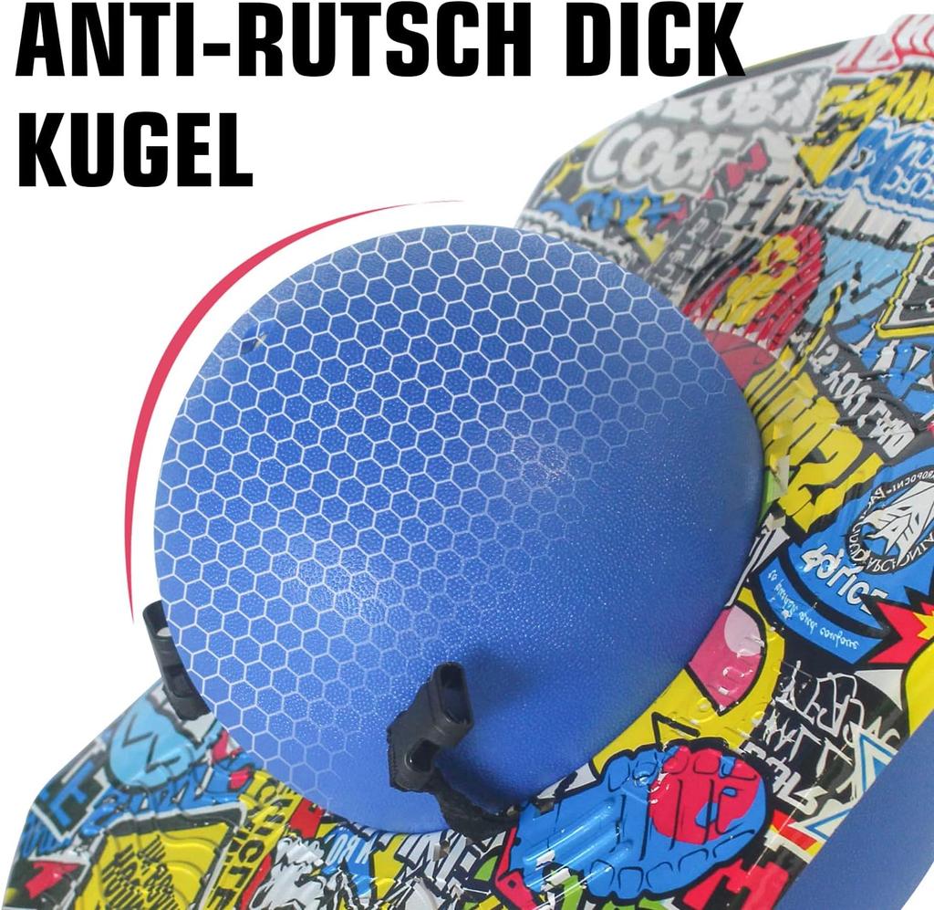 Pogo Ball with Handles. The Handles Are Adjustable, Equipped with an Air Pump, Suitable for Children and Adults, for Training Balance Capacity,