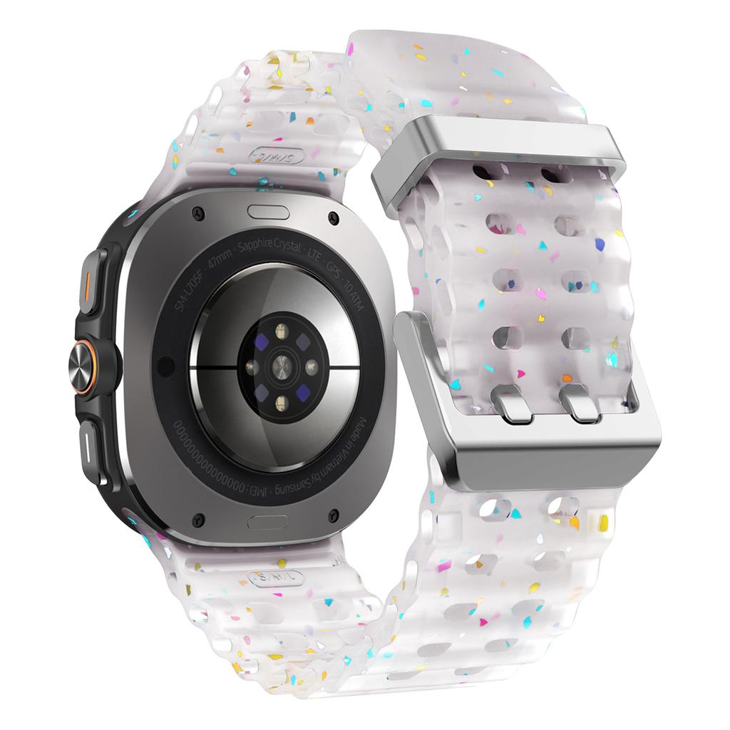 Оригинальный морской ремешок для Samsung Galaxy watch Ultra 47 мм Аксессуары Силиконовый спортивный браслет Ремешок Galaxy watch 7 Ultra