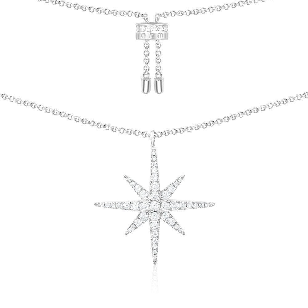 APM M t orites Adjustable Necklace Pink Silver Sterling RP9606OX
