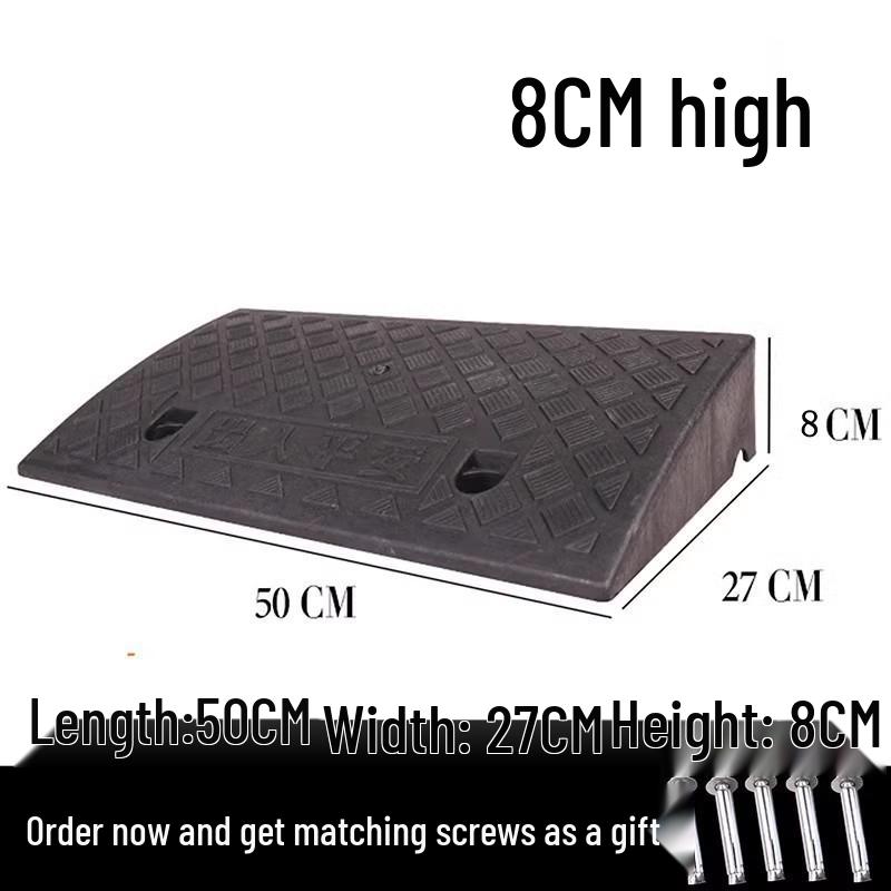 Uphill Slope Mat, Barrier-Free Ramp, Plastic Ladder, Speed Bump, Intersection Aid
