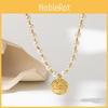Elegant Modern And Geometric Alloy Pendant Necklace For Women With Gold Finish Electroplated
