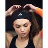 adidas Спортивная повязка на голову AeroLady ADAC-16400BK, Влагоотводящая эластичная ткань для женщин, Один размер, Черный