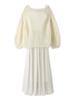Snidel Kid Mohair Knit Set Dress SWNO245014 White Women's