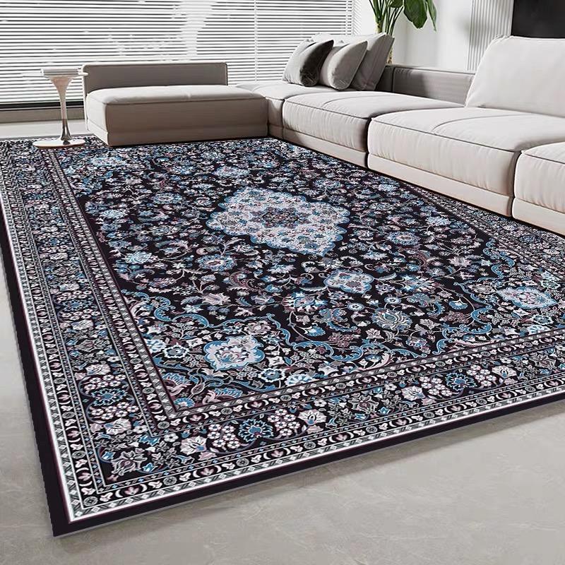 Американский ретро-ковёр с имитацией кашемира с потертой спинкой для гостиной, дивана, журнального столика, домашнего коврика для спальни