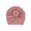 Infant Turban Baby Hat Solid Cotton Headwraps for Newborn Baby Girl Boy Cap Kids Donut Knot Beanies Bonnet Hair Accessories
