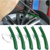 AICEL Car Tire Changing Rim Protector, 5 Pcs Wheel Changing Rim Savers, 15Cm Auto Tire Changer Guard Edge Saver Tool, Fixing Tyre Rim Protective