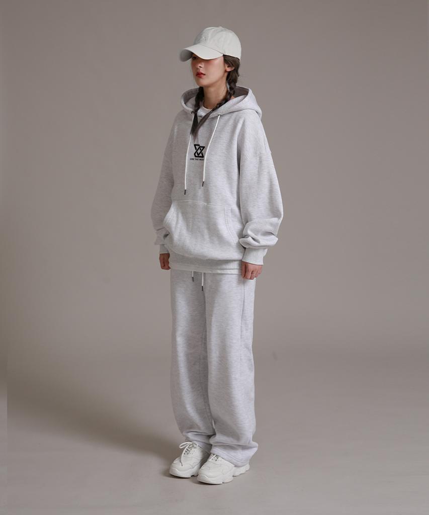 SIGNATURE Most Hoodie White Melange