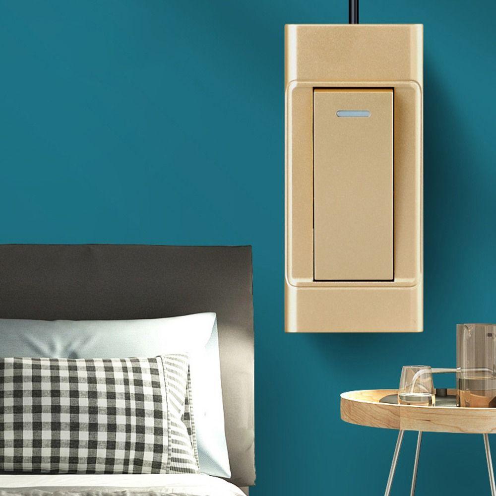 Lamp Button 1 Gang 2 Way Surface Mount Switch Bedside Switch Installation Bedside Switch Panel