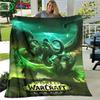 Роскошное одеяло World of Warcraft, Фланелевое плед для дома, спальни, кровати, дивана, пикника, офиса, походов, отдыха, сна