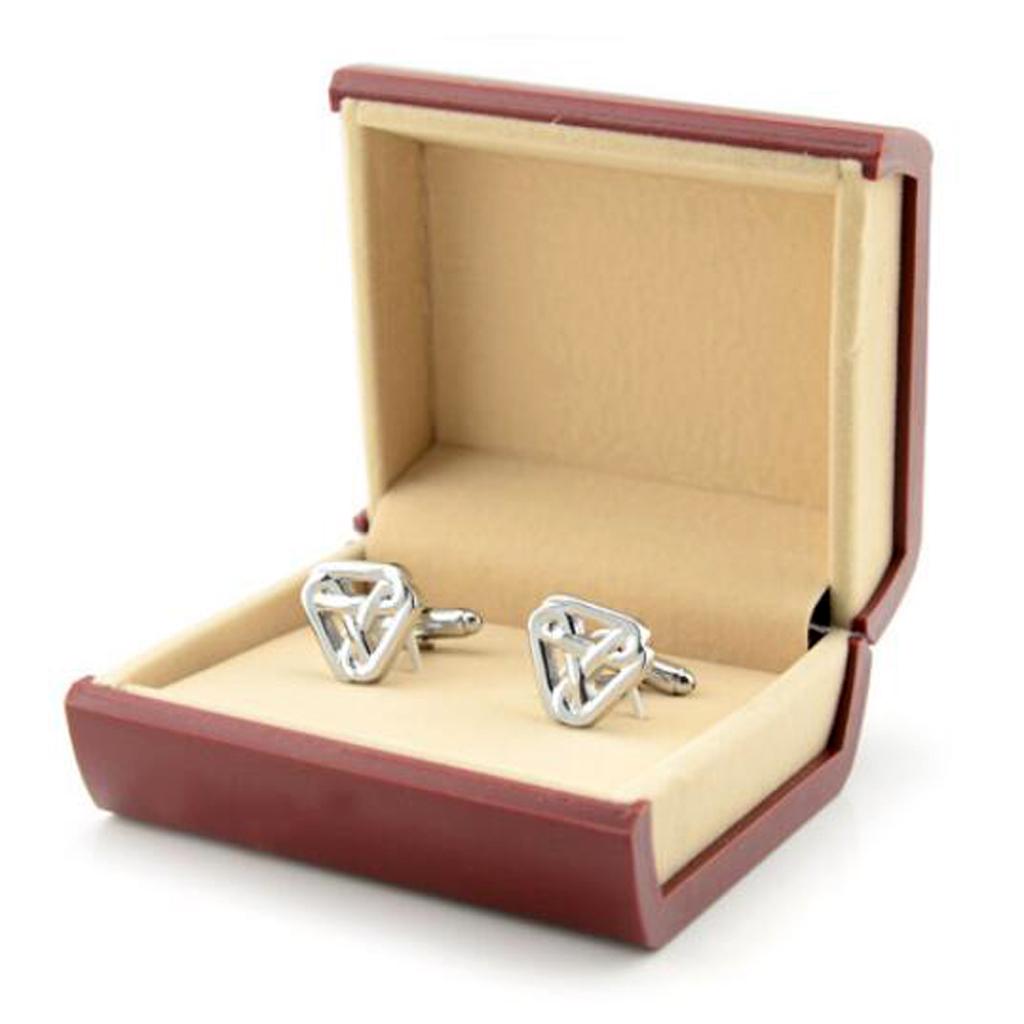 Коробка для хранения запонок и запонок для галстука, черная запонка